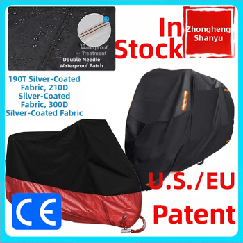 Motociklo uždanga – šilko-poliesterio audinys, OEM prekinis ženklas, logotipo spauda prieinama, pritaikytas audinys