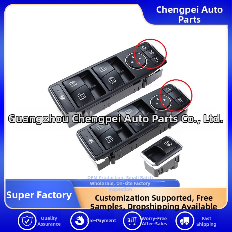 Ηλεκτρικός CP διακόπτης παραθύρων, συναρμολόγηση 2128208310 A2049055402 για Mercedes-Benz C63 (W212)