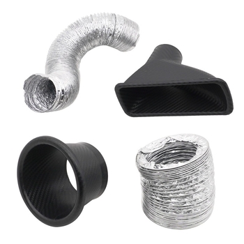 Обкръжение на входа за въздух на предната броня – квадратна и кръгла форма, въглеродни влакна, марка BREE, персонализиране налично