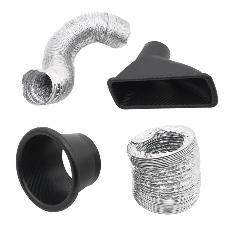 Обкръжение на входа за въздух на предната броня – квадратна и кръгла форма, въглеродни влакна, марка BREE, персонализиране налично