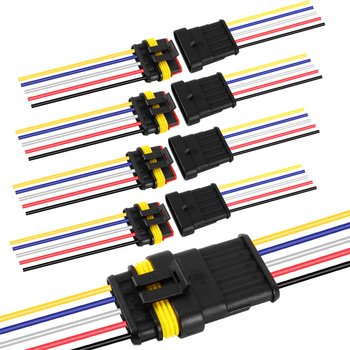 ZYLW Αδιάβροχος συνδετήρας για καλώδια 16 AWG – αυτοκίνητα, φορτηγά, ναυτιλία και άλλες καλωδιώσεις (5 τεμάχια)