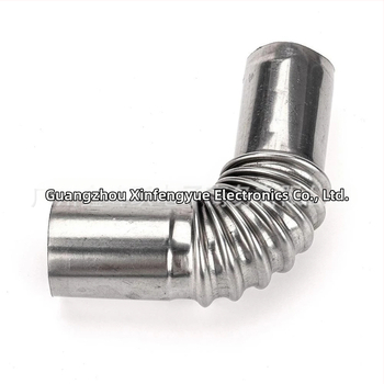 Ανοξείδωτος σωλήνας θέρμανσης-αερισμού αυτοκινήτου για εξάτμιση με 2 σφιγκτήρες, προσαρμόσιμος