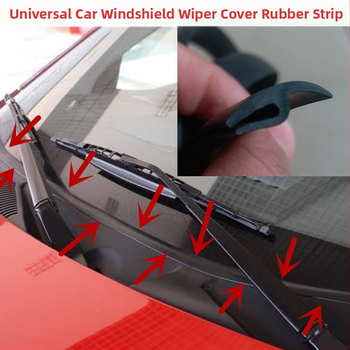 Капаче за предното стъкло на автомобил — пластмасова плоча и гумено уплътнение, износоустойчиво