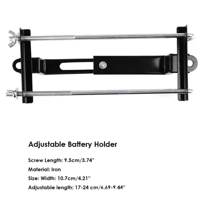 Ρυθμιζόμενο πλαίσιο στερέωσης μπαταρίας αυτοκινήτου, μάρκα Adhering, δυνατή παραμετροποίηση επεξεργασίας