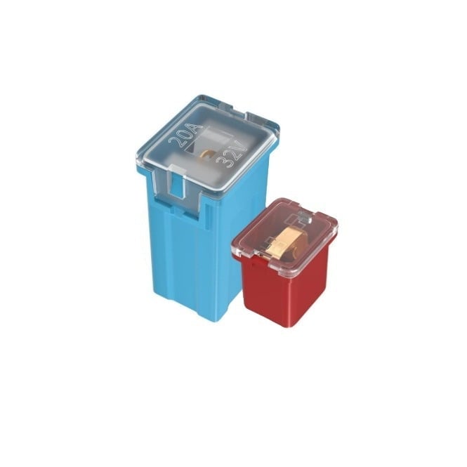 HM automobilių saugiklių rinkinys žemos dėžutės formos, aukštos kokybės, 36 vnt., 20A–80A