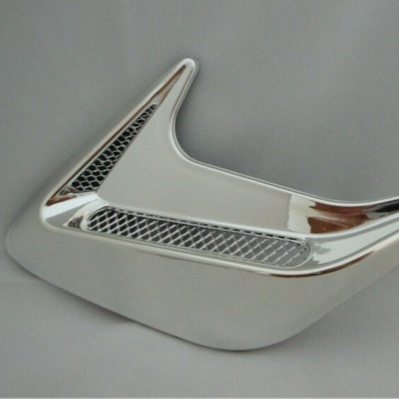 Che Le Автомобилен декоративен стикер за въздушен вентил с дизайн Shark Gill, пластмасов, персонализируем, монтаж с лепило