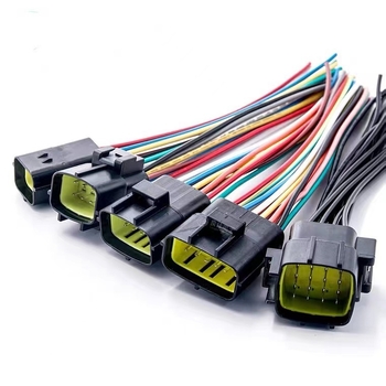 Automobilinis jungtis 1.8 vandeniui atspari su laidu, 2 polių kištukas (vyriškas ir moteriškas), modelis D2, Jiangyu auto parts prekė, 300V, 300W