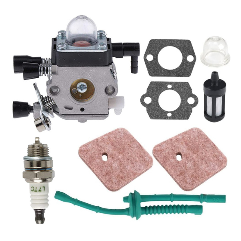 Ding Rui mechaninis karburatorius STIHL FS38 FS45 FS55 FS74 FS76 FS80 FS85 vejapjovėms — plokščio siurbimo membraninio plunžerio dizainas