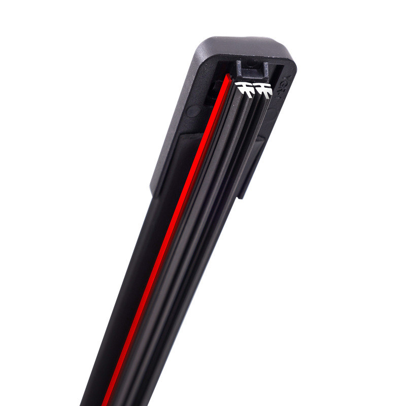 Безрамкова чистачка за автомобил, 6-слойна гумена лента, сменяем клип B1B2B5, комплект от 6 бр