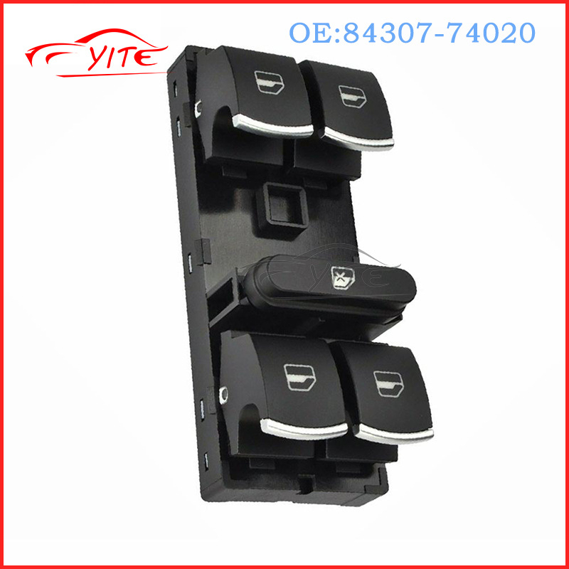 Αριστερός Μπροστινός Διακόπτης Ηλεκτρικών Παραθύρων — Κεντρικός Διακόπτης, 5K4959857 5ND959857 5K4959857XSH