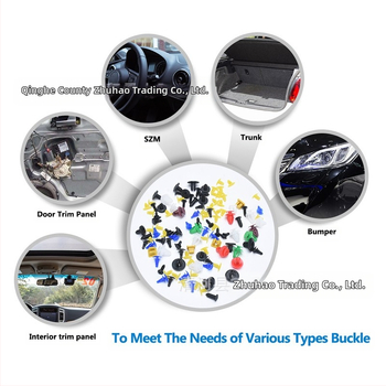 Zhenhao Καθολικό κιτ στερέωσης αυτοκινήτου – Κλιπ Προφυλακτήρα, Πλαστικό Ριβέτ, Πάνελ Πορτών και Επένδυση Φέντερ, Μοντέλο 012