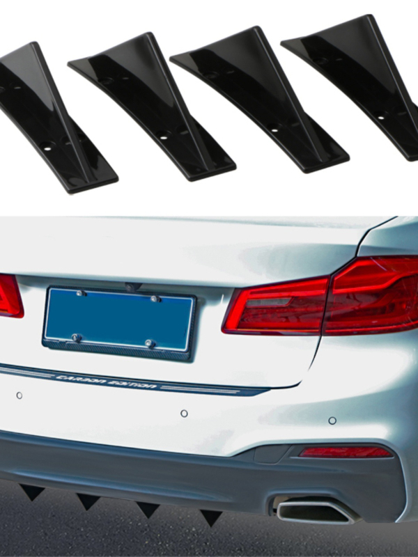 Universal ABS hátsó lipspoiler lökhárító körbefogóval, AMG-kompatibilis