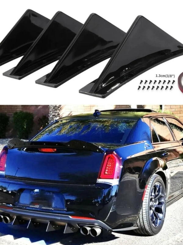 Universal ABS hátsó lipspoiler lökhárító körbefogóval, AMG-kompatibilis