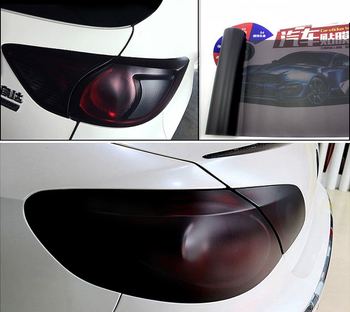 Folie de schimbare a culorii farurilor auto, model smoked, material PVC, grosime 0,09 mm, montaj cu adeziv