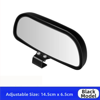 HDELF Задно огледало за автомобил с допълнително огледало за слепи зони, широко зрително поле, регулируем ъгъл