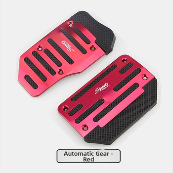 Automobilio pedalų komplektas iš aliuminio lydinio (3 dalys) mechaninei pavarų dėžei – dujų pedalas, stabdžio pedalas, sankabos pedalas – pritaikytas apdirbimas, Inscription