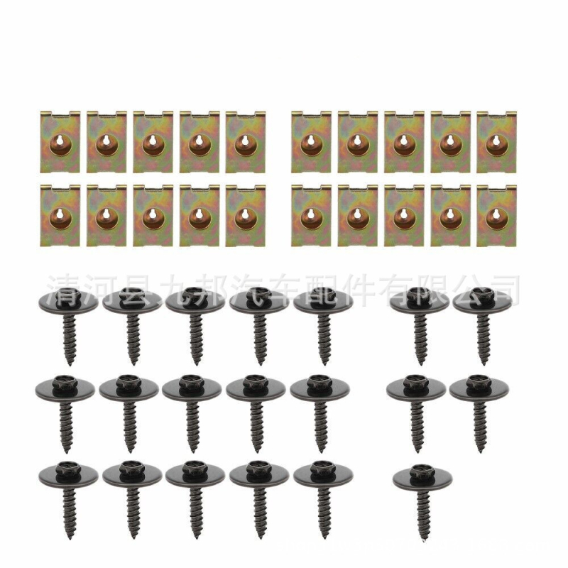 Универсален метален клип за монтиране на номер на автомобил