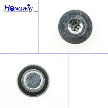 Βίδα και παξιμάδι αποστράγγισης κάρτερ λαδιού Haowei 90502556, για κινητήρες Opel