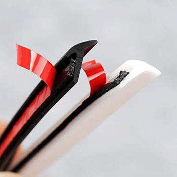 Автомобилна уплътнителна лента за преден и заден борд с наклонен T-образен профил за каросерия и арки на колелата; висока температура, износоустойчивост и корозионна устойчивост.