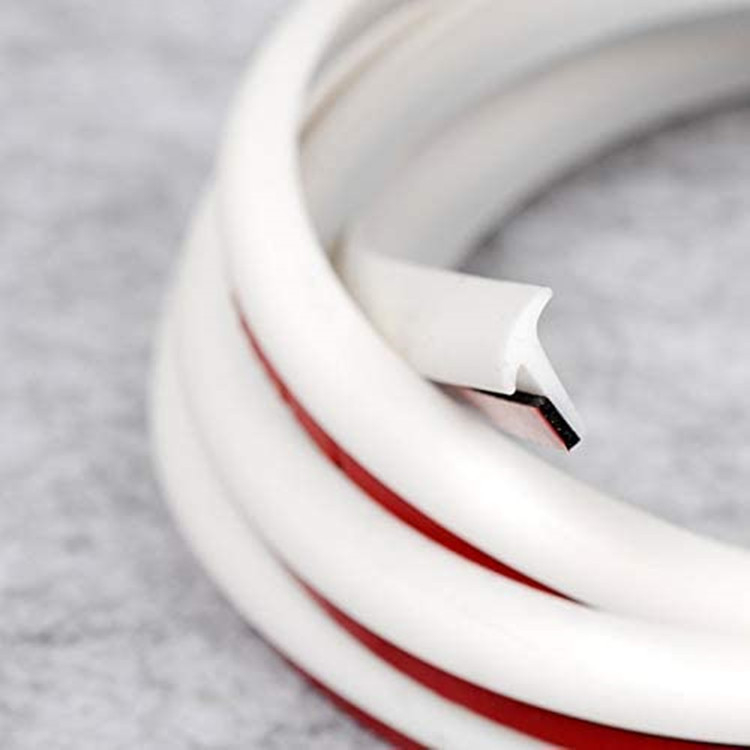 Автомобилна уплътнителна лента за преден и заден борд с наклонен T-образен профил за каросерия и арки на колелата; висока температура, износоустойчивост и корозионна устойчивост.