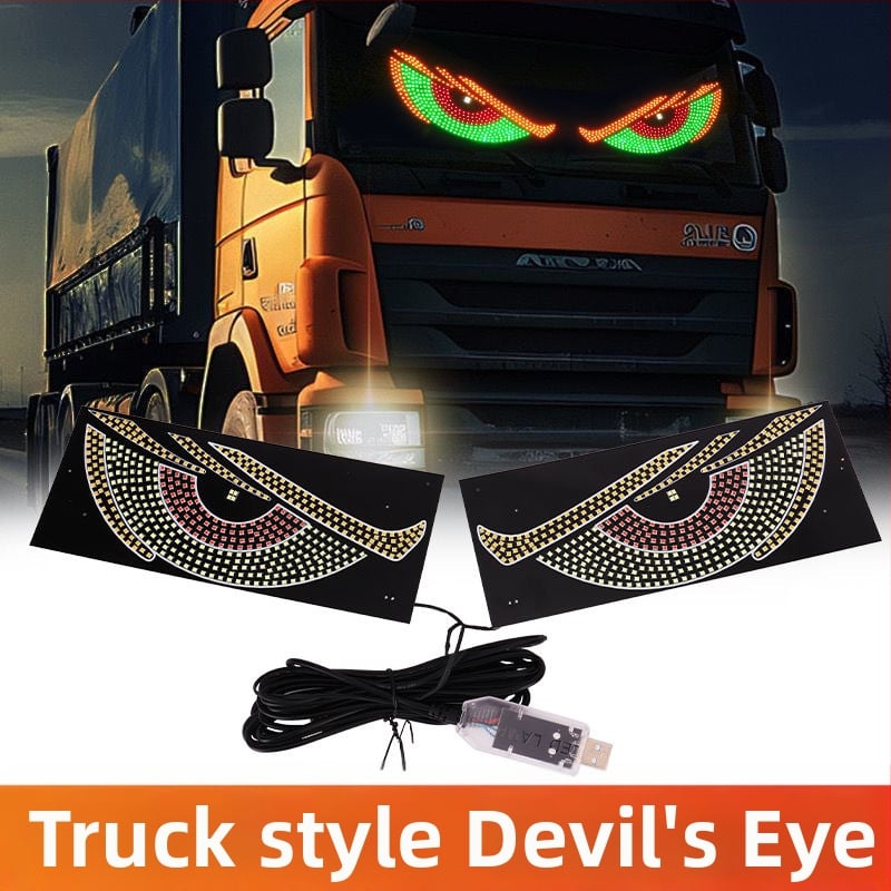 Dynamic Devil`s Eye LED zaslon za automobile, za sve modele, USB napajanje, 5V, 1W, vijek trajanja 5000 h