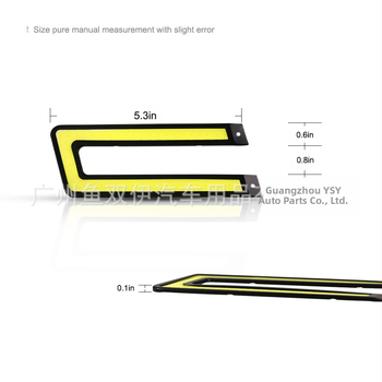 DRL COB-U dienas gaitas lukturi automašīnai, 12V, 2W, 120lm, darba mūžs 6000h, YSY