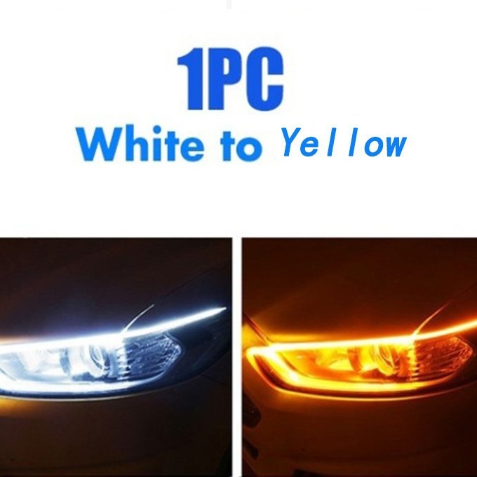 Automobilio LED juosta su vandens srauto efektu ir posūkio signalu, 12V 5W 0.18A