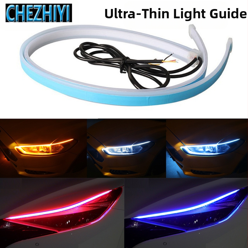 Automobilio LED juosta su vandens srauto efektu ir posūkio signalu, 12V 5W 0.18A