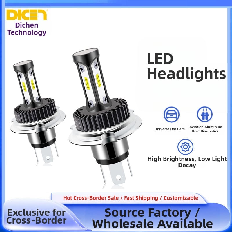 T12 LED priekinis žibintas automobiliui ir motociklui, 10W COB, 9-60V, 2000 lm, IP68