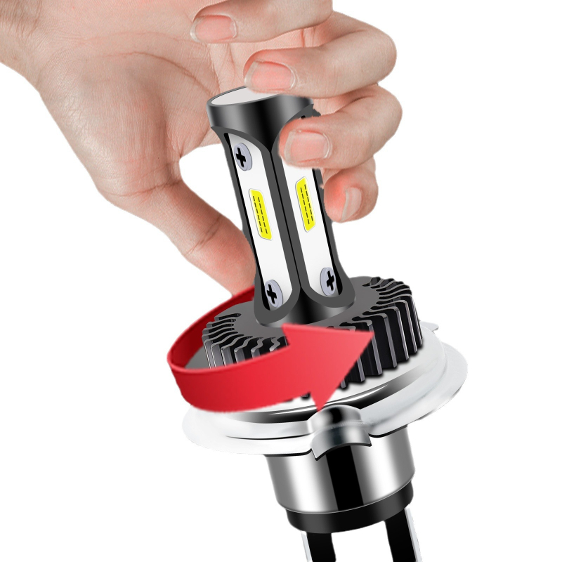 T12 LED priekinis žibintas automobiliui ir motociklui, 10W COB, 9-60V, 2000 lm, IP68