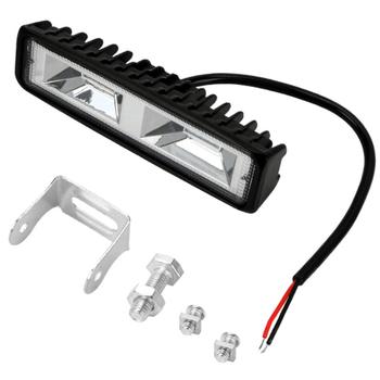 Motocikla LED priekšējā gaisma un darba gaisma, 16 LED rindā, 12V, IP65, 192 lm, 2835 LED