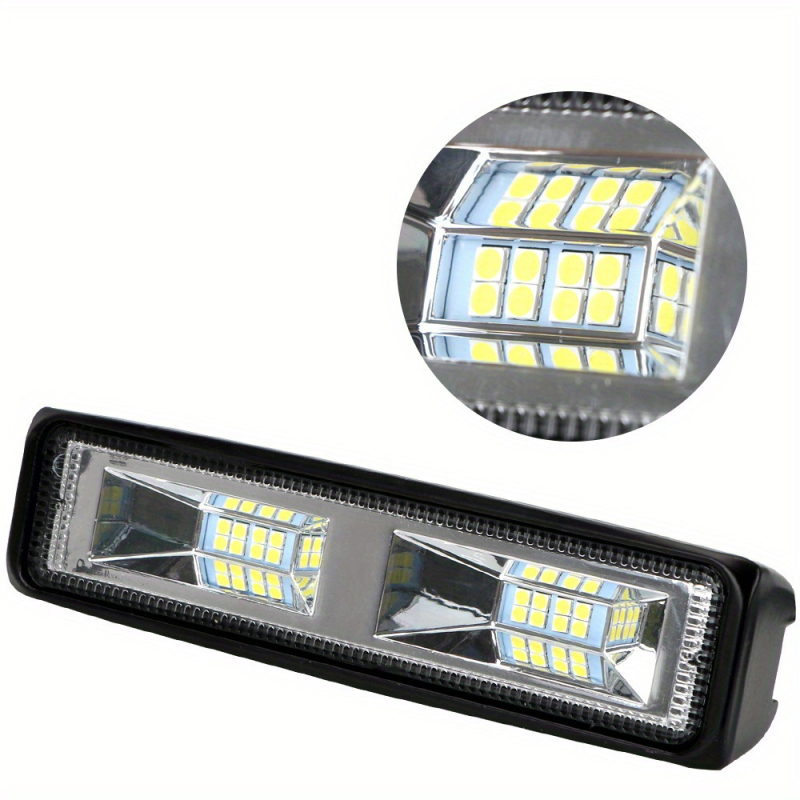 Motocikla LED priekšējā gaisma un darba gaisma, 16 LED rindā, 12V, IP65, 192 lm, 2835 LED
