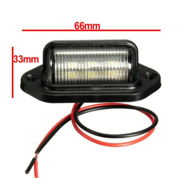 6LED svjetlo registarske tablice za automobile, kamione, autobuse i prikolice (12-24V, 1200LM, 6000K, 50000h)