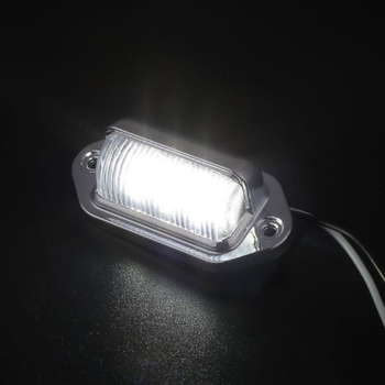 6LED svjetlo registarske tablice za automobile, kamione, autobuse i prikolice (12-24V, 1200LM, 6000K, 50000h)