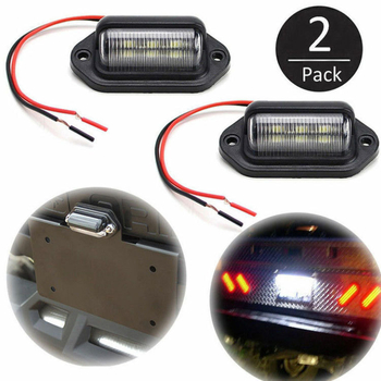 6LED svjetlo registarske tablice za automobile, kamione, autobuse i prikolice (12-24V, 1200LM, 6000K, 50000h)