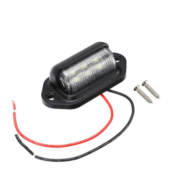 6LED svjetlo registarske tablice za automobile, kamione, autobuse i prikolice (12-24V, 1200LM, 6000K, 50000h)