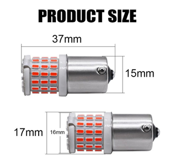 BAY15D automobilių LED stabdymo ir posūkio šviesa, 3014 SMD, keramikinis aukštos šviesos, 12V, 5W