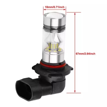 LED rūko žibintas H11, 100W, 12V, 6000K, 1000LM