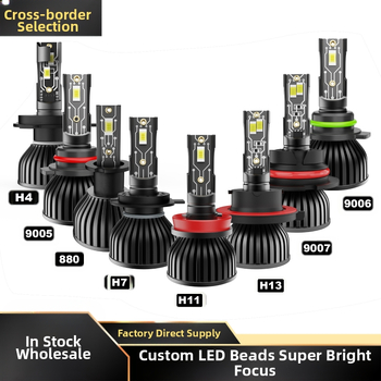 E9 LED priekinis žibintas automobiliui – universalus suderinamumas, 24W, 9–36V, 8000LM, IP68