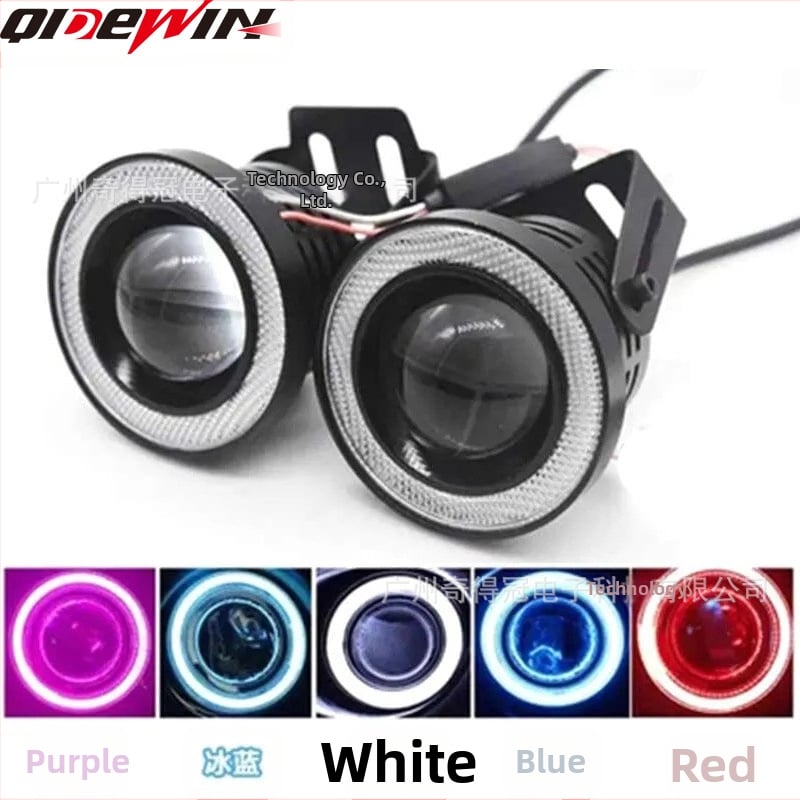 COB LED miglo žibintas 30W, Angel Eye žiedas, 12V, 3000 lm, 6000–7000K