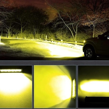 Automobilio LED juostelės šviestuvas su 6D lęšiu, 9-32V, 30-180W, 2000 lm, 6500K