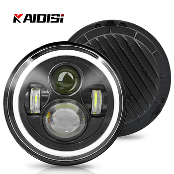 Wrangler RGB Angel Eye LED priekinis žibintas, 60W, 12-36V, 5800 lm, 30000 h