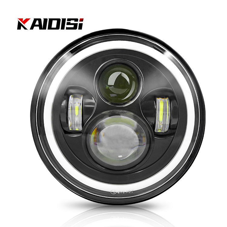 Wrangler RGB Angel Eye LED priekinis žibintas, 60W, 12-36V, 5800 lm, 30000 h