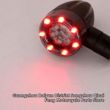 Мотоциклетна пластмасова накладка за мигач (пластмасова; куршумовиден дизайн; модел QC-SMD; Colorful)