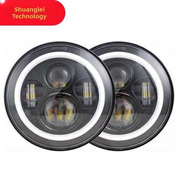 Jeep Wrangler LED žibintai – 4-LED, 40W, 3600 lm, IP67, 12-38V, integruotas aukštas ir žemas spindulys