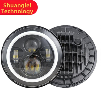 Jeep Wrangler LED žibintai – 4-LED, 40W, 3600 lm, IP67, 12-38V, integruotas aukštas ir žemas spindulys