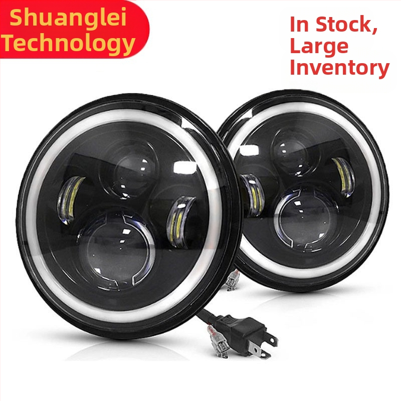 LED фарове за Jeep Wrangler – 4-LED модул, 40W, 3600 lm, IP67 защита, вход 12-38V, интегриран висок и нисък лъч