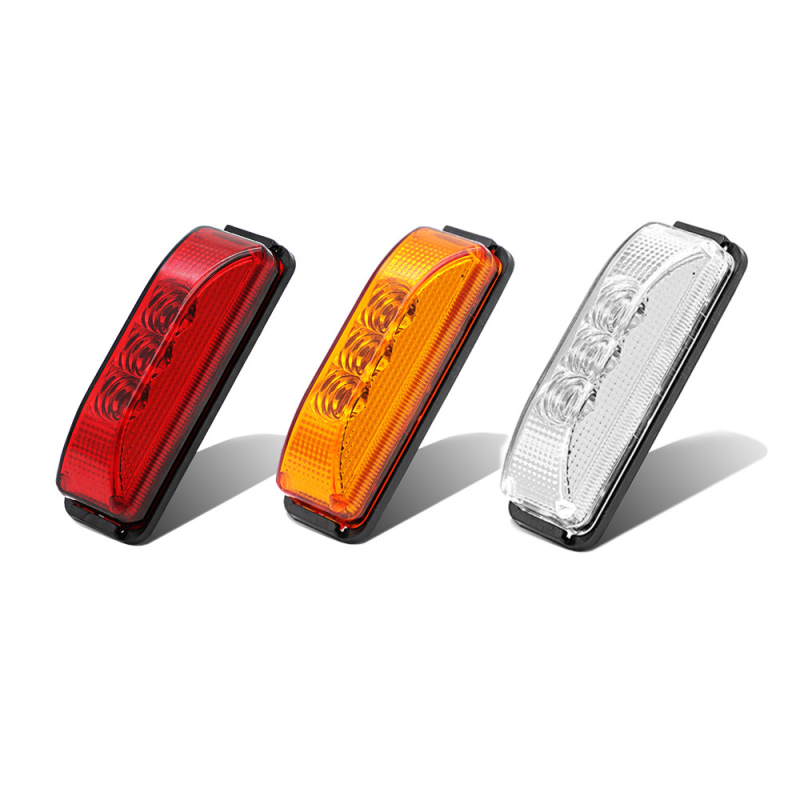 SRK-303 Kravas automaļa sānu gaisma ar Mermaid LED pērlītēm, 12-24V, IP65, ABS+PC