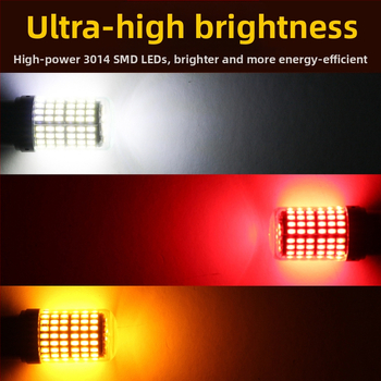 LED signāla lukturiņš bremžu signālam 3014-144, 12-80V, 20-22W, 6000K, 50 000 stundas