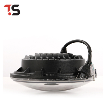 LED priekinis žibintas Jeep Wrangler su 4 LED, H4 suderinamas, IP65, 50 000 valandų tarnavimo laikas, aliumininė + akrilo konstrukcija